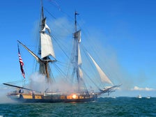 Tall Ships Festival cannon battle