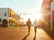 LGBT couple in Venice Beach