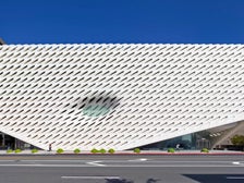 The Broad viewed from across Grand Avenue