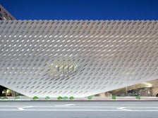 The Broad museum, exterior view on Grand Avenue