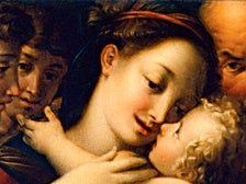 “The Holy Family with Two Angels” from "Vatican Splendors" at the Reagan Library