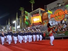 Marching band at the 83rd Annual Hollywood Christmas Parade