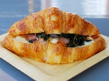 Ham and cheese croissant at Farmshop