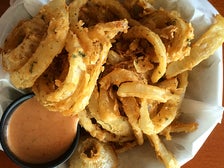 Maui onion rings at Shaka Shack Burgers