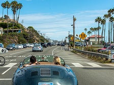 Driving down PCH in a convertible