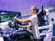 Ford driving simulator at the 2017 LA Auto Show