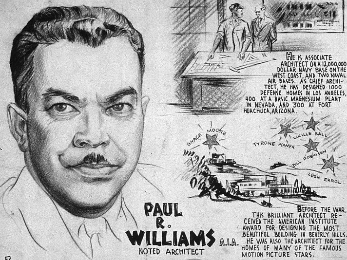 “PAUL R. WILLIAMS, A.I.A. - NOTED ARCHITECT”