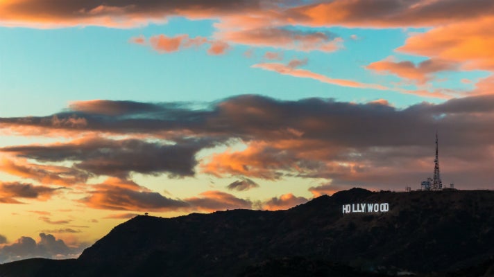Hollywood Sign viewed from Griffith Observatory