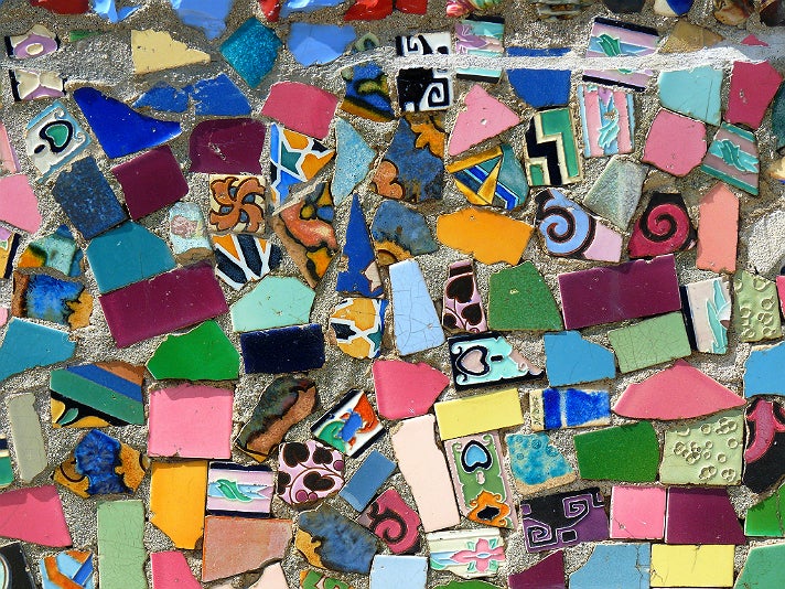 Tiles at Watts Towers