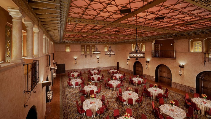 The Blossom Ballroom inside the Roosevelt Hotel
