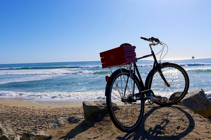 The Marvin Braude Bike Trail at El Porto Beach