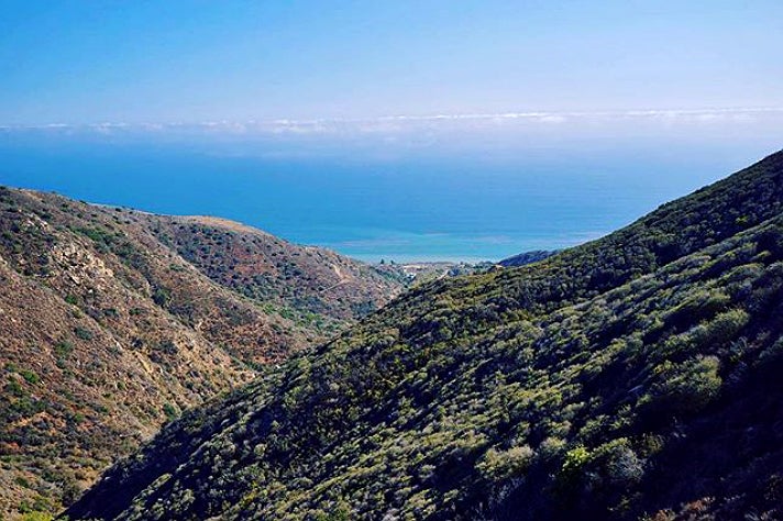 View from Nicholas Flat Trail at Leo Carrillo State Park