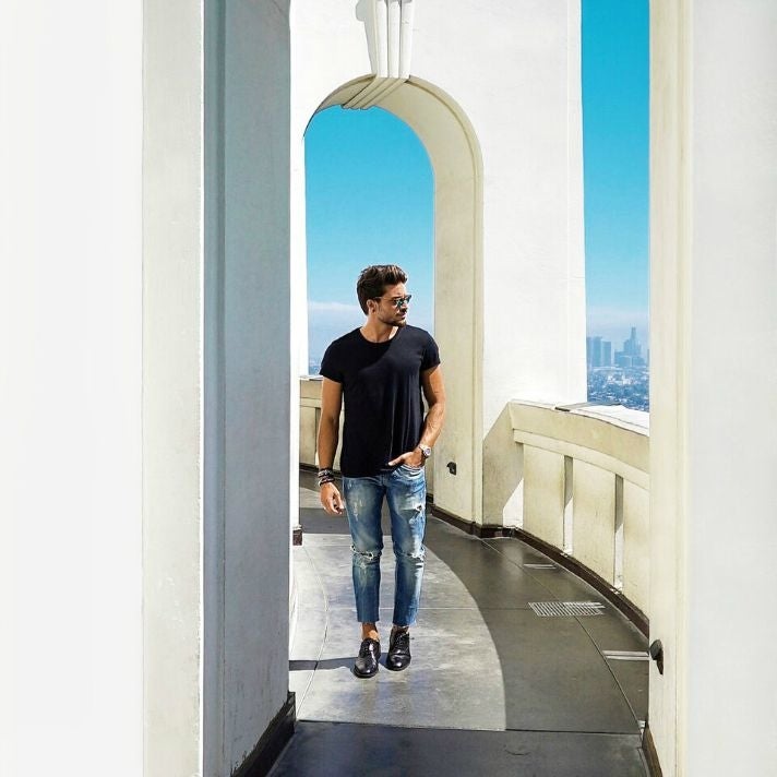 Mariano Di Vaio visits the Griffith Observatory. 