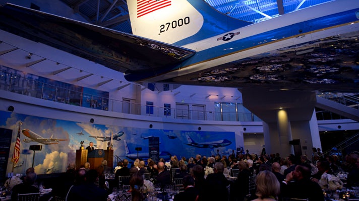Air Force One Pavilion | Photo courtesy of Secretary of Defense, <a href="https://www.flickr.com/photos/secdef/10898394535/" target="_blank">Flickr</a>