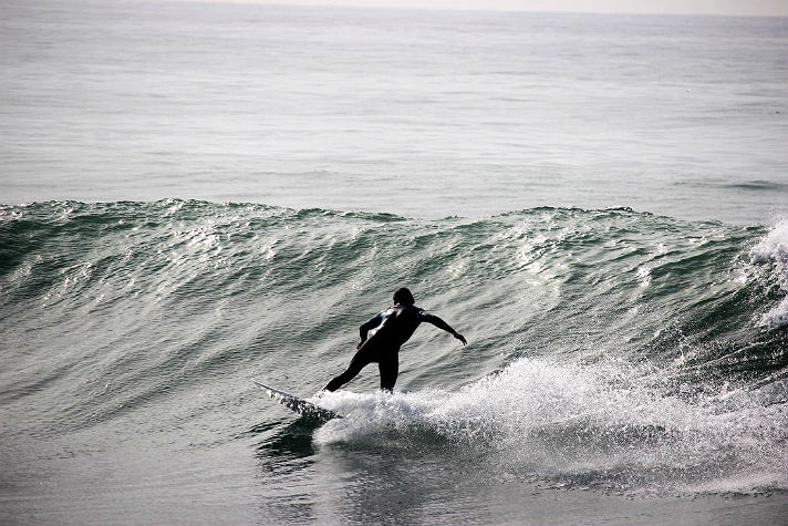 Surfer at County Line