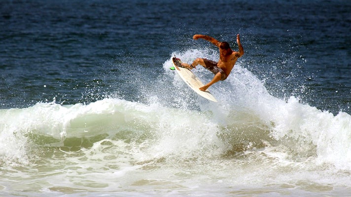 Surfer at Redondo Beach