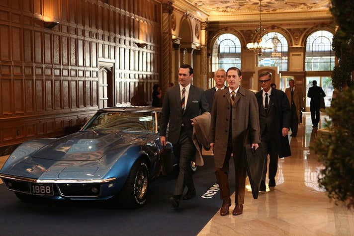 The Galleria at the Millennium Biltmore stands in for the Chevrolet lobby in the “Mad Men” Season 6 episode, “For Immediate Release.”