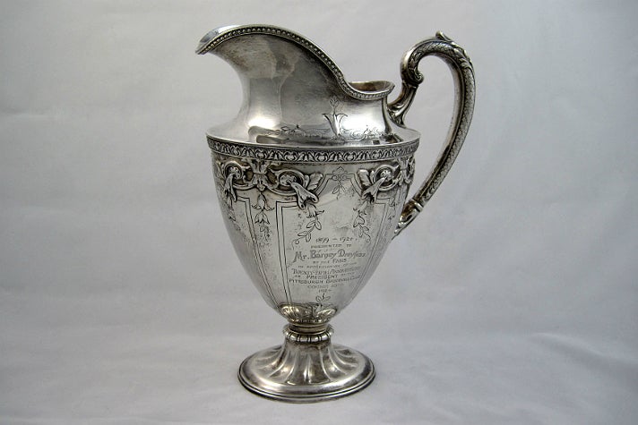 Ewer presented to Barney Dreyfuss, from "Chasing Dreams" at Skirball Cultural Center