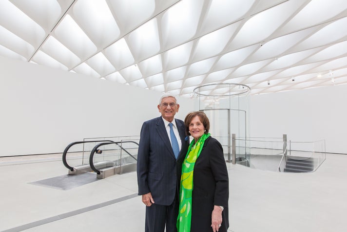 Eli and Edythe Broad at The Broad museum