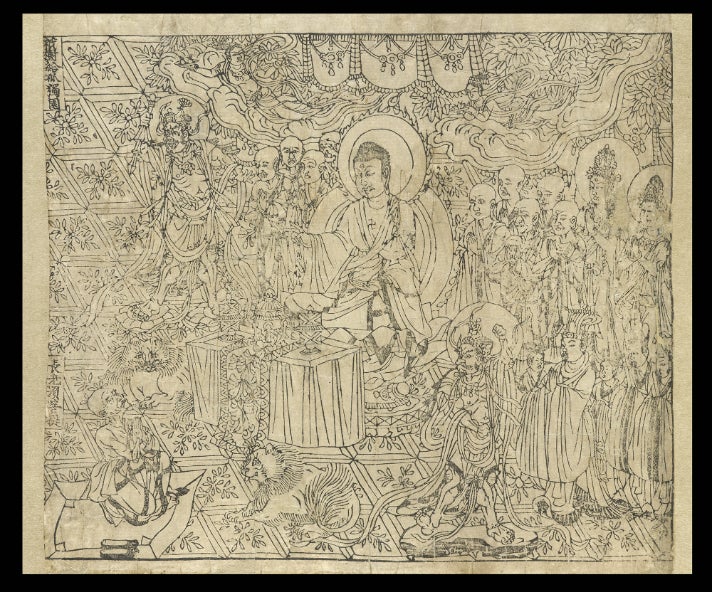 Diamond Sutra from "Cave Temples of Dunhuang" at Getty Center