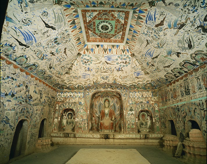 Cave 285, interior view from "Caves of Dunhuang" at the Getty Center
