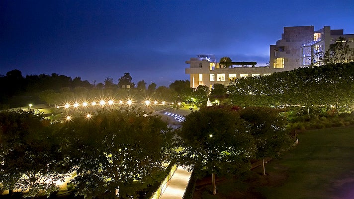 Getty Center at night