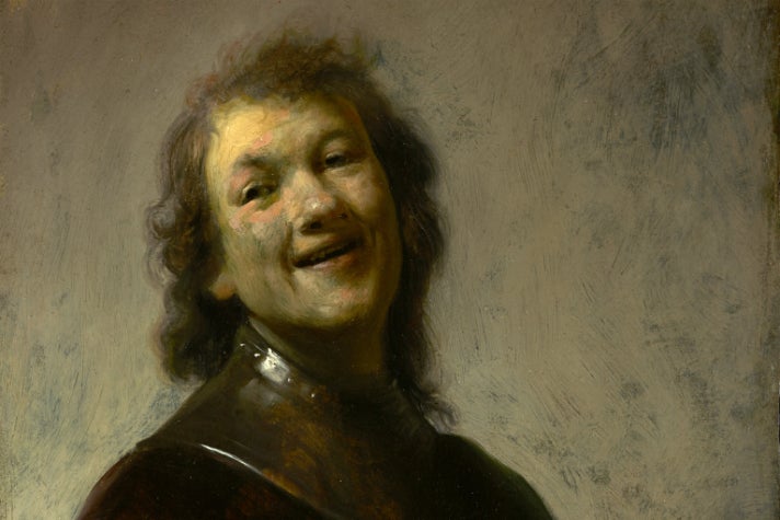 Rembrandt Harmensz. van Rijn - “Rembrandt Laughing” at Getty Center