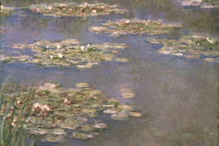 Claude Monet, “Nymphéas,” 1905 (detail) at LACMA