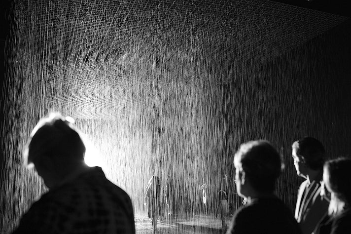 "Rain Room" at LACMA