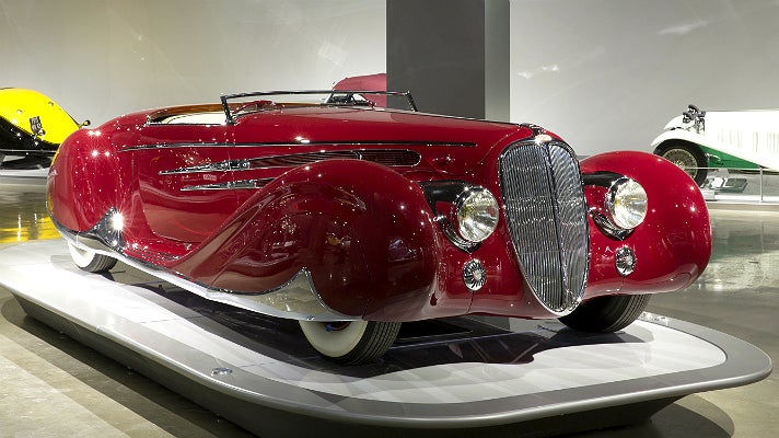 1939 Delahaye Type 165 at Petersen Automotive Museum