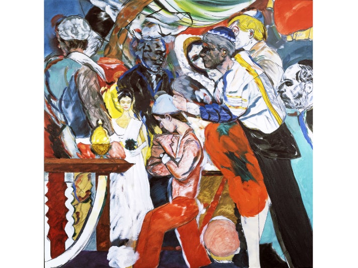 "The Wedding," 1989–1993, R.B. Kitaj at the Getty Center