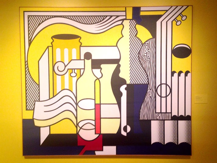 Roy Lichtenstein, "Purist Still Life" (1975) at Skirball Cultural Center