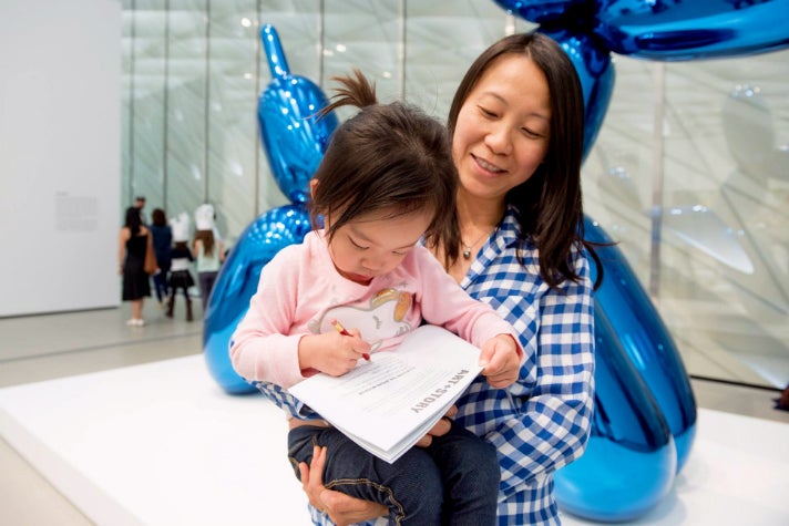 Family Weekend Workshop at The Broad