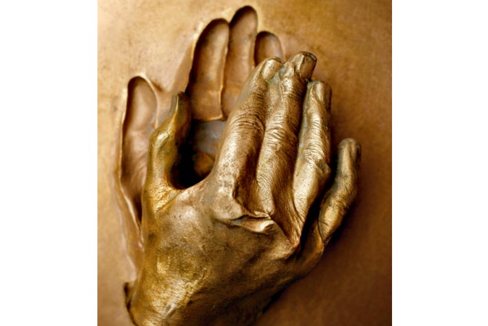 “Cast of the Hand of Blessed John Paul II” from "Vatican Splendors" at the Reagan Library