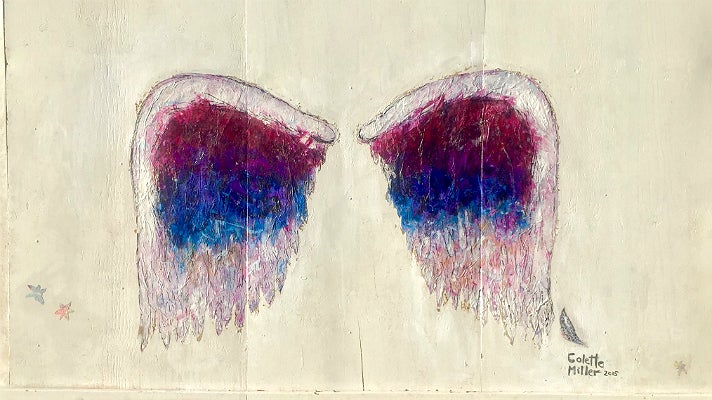 "Three Flowers Wings" on Melrose Avenue