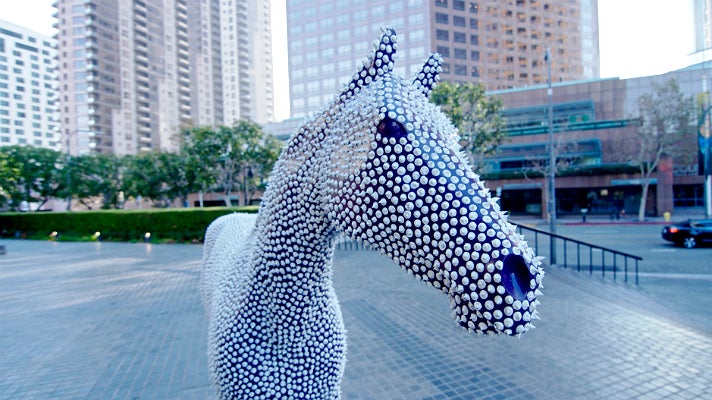 "Prickles" by Andre Miripolsky at Bank of America Plaza