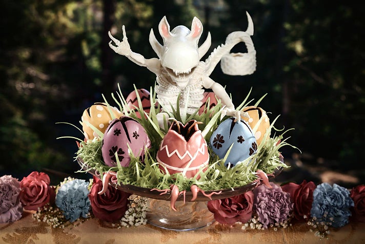 Xenomorph Easter Bunny by Christine McConnell