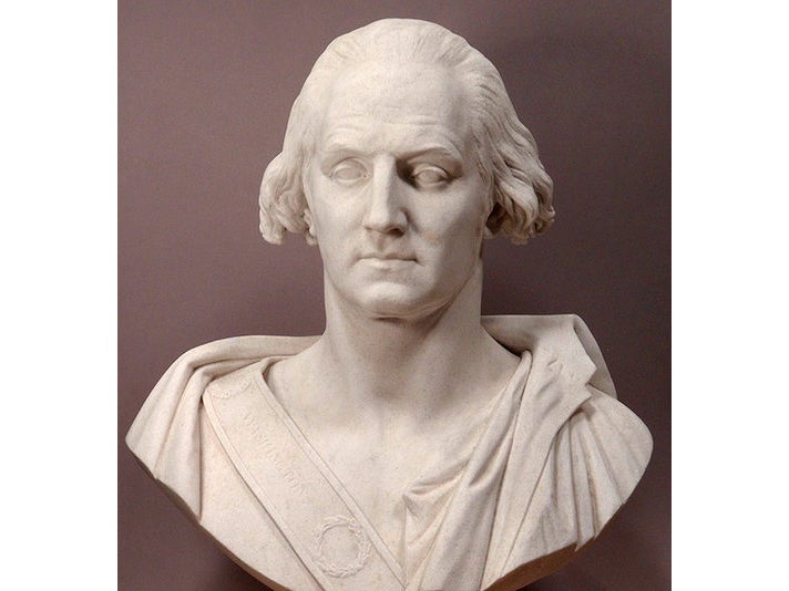 Bust of George Washington at The Huntington Library