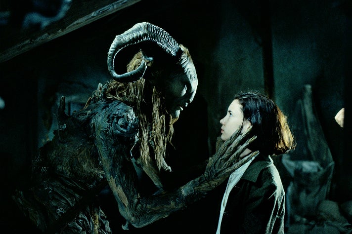 The Faun and Ofelia in "Pan's Labyrinth"