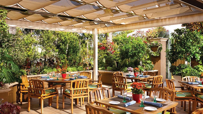 Cabana Restaurant at Four Seasons Hotel Los Angeles at Beverly Hills