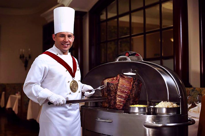 Carver at Lawry's The Prime Rib in Beverly Hills