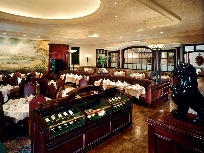 Dining room at Lawry's The Prime Rib in Beverly Hills