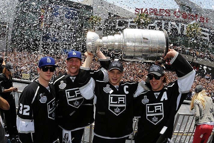 L.A. Kings 2012 Victory Parade at STAPLES Center