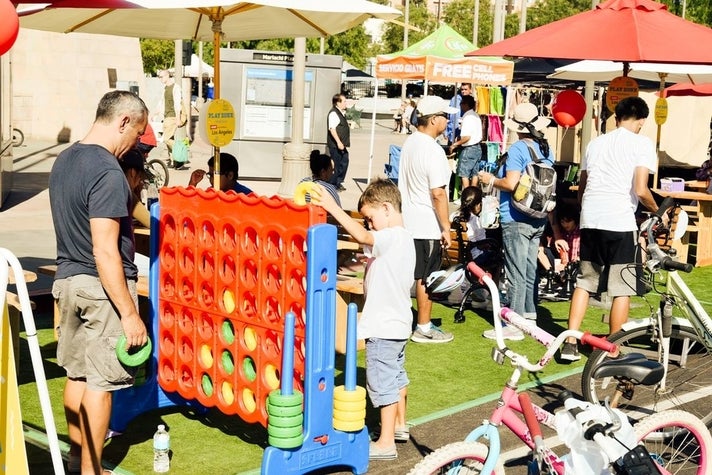 Play Zone at CicLAvia: Heart of L.A.