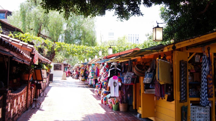Olvera Street vendors