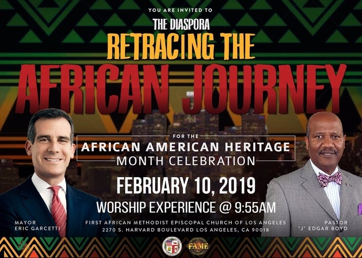 African American Heritage Month celebration at First AME Church