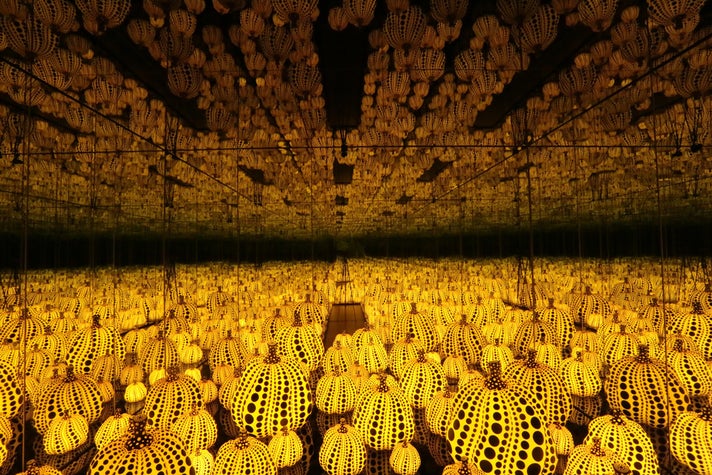 Yayoi Kusama, "All the Eternal Love I Have for the Pumpkins," 2016