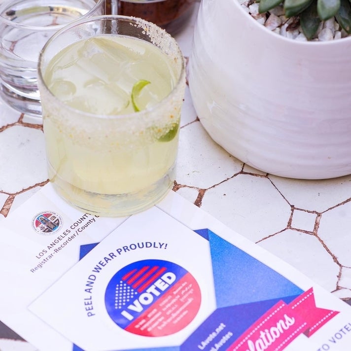 Free Purista Margarita at Gracias Madre on Election Day