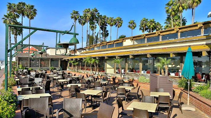 Patio at Whiskey Red's in Marina del Rey