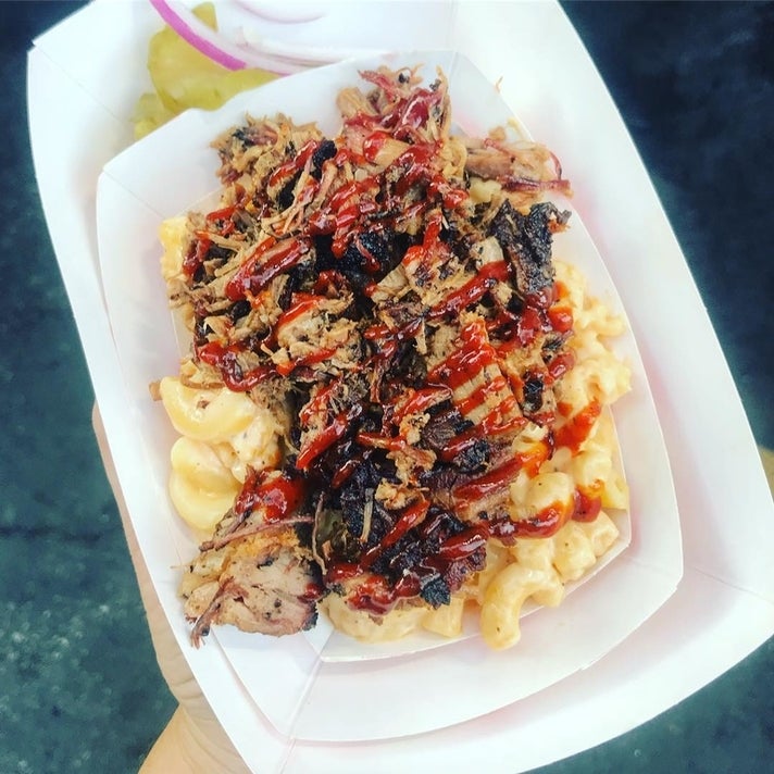 Brisket Mac & Cheese by Wise Barbecue at Abbot Kinney First Fridays